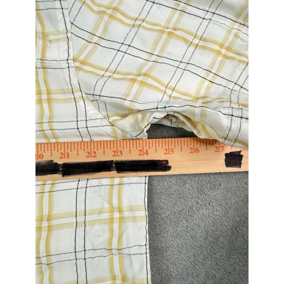 Columbia Sportswear Short Sleeve Shirt Men's Sz L Collared Button Up Yellow - Picture 7 of 10